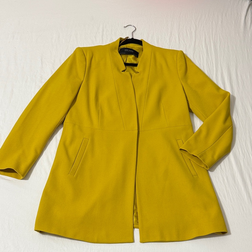 Zara Mustard Yellow Women's Blazer